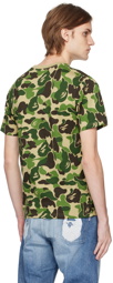 BAPE Green Big ABC Camo T-Shirt