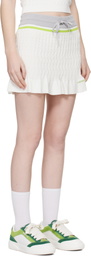 Casablanca White Tennis Miniskirt