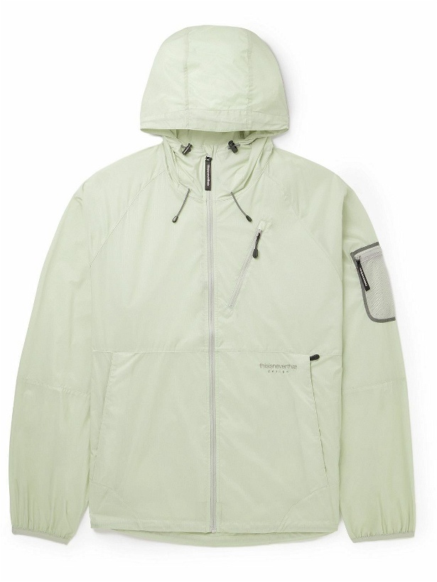 Photo: thisisneverthat - Logo-Embroidered Pertex® Quantum Air Hooded Jacket - Neutrals