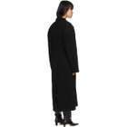 Situationist Black Oversize Shoulder Coat