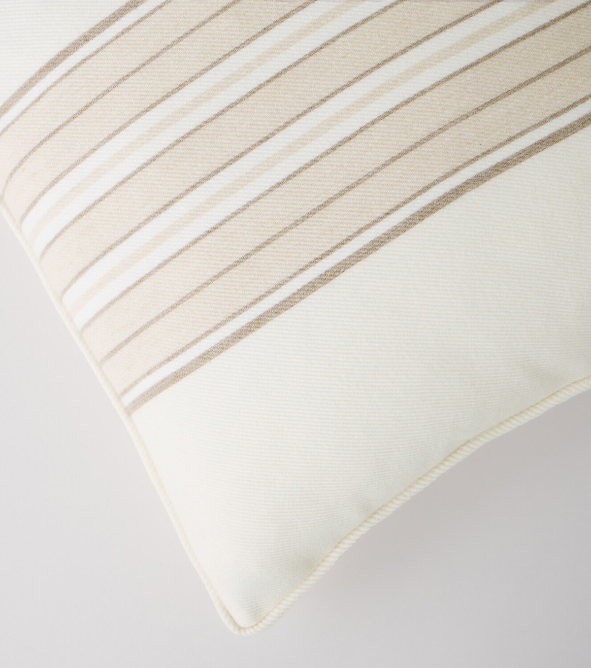 Loro Piana Striped cashmere cushion