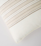 Loro Piana Striped cashmere cushion
