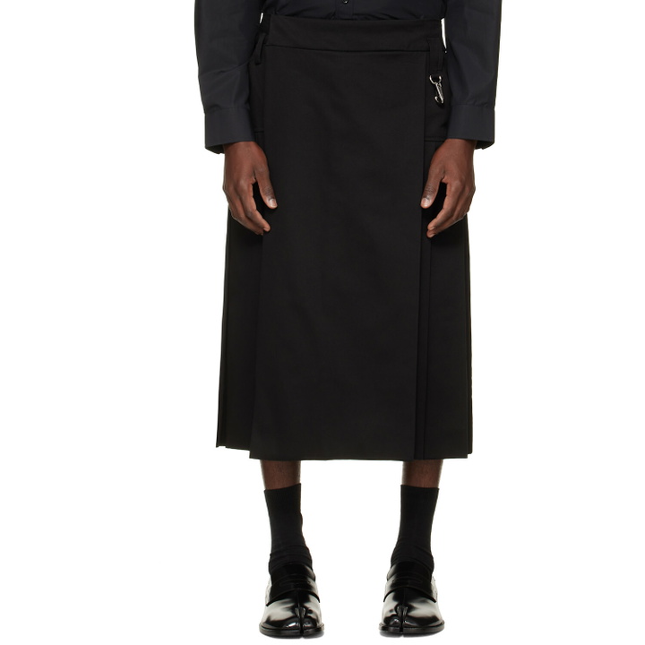 Photo: Simone Rocha Black Utility Clip Kilt