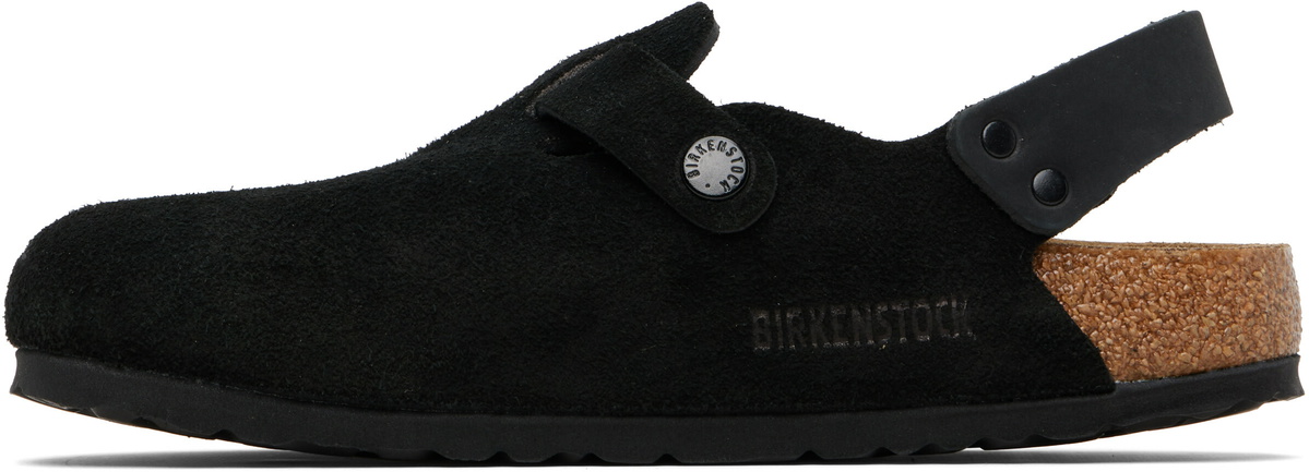 Birkenstock Black Regular Tokio Suede Loafers