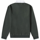 Polo Ralph Lauren Men's Kangaroo Pocket Jersey Rugby Shirt in Angler Green