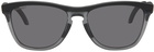 Oakley Black & Gray Frogskins Hybrid Sunglasses