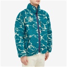 Manastash Men's Lithium Fleece Jacket in Turquoise