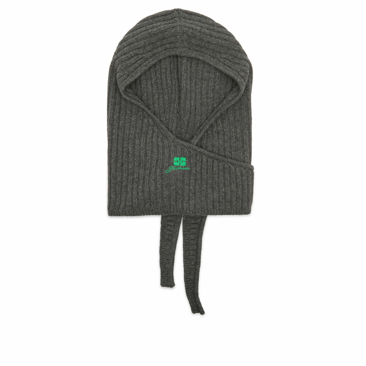GANNI Navy Wool Balaclava GANNI