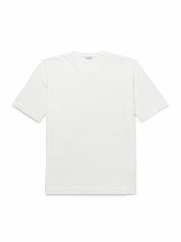 Photo: Caruso - Slim-Fit Cotton T-Shirt - White