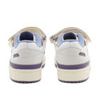 Adidas Forum 84 Low Sneakers in White/Tech Purple