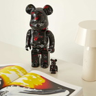 Medicom BUCK-TICK Hisashi Imai Be@rbrick in Black 100%/400%