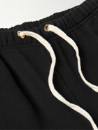 Les Tien - Tapered Garment-Dyed Cotton-Jersey Sweatpants - Black