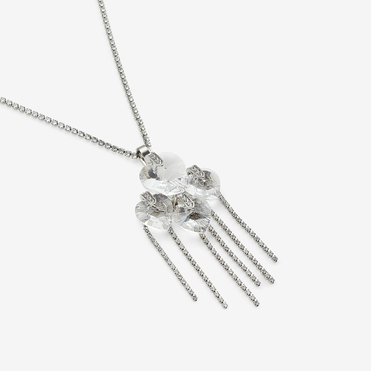 Jimmy Choo Heart Drop Necklace 