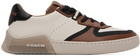 Coach 1941 Beige & Brown Citysole Court Sneakers