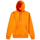 AMI Men's Tonal Heart Hoody in Orange