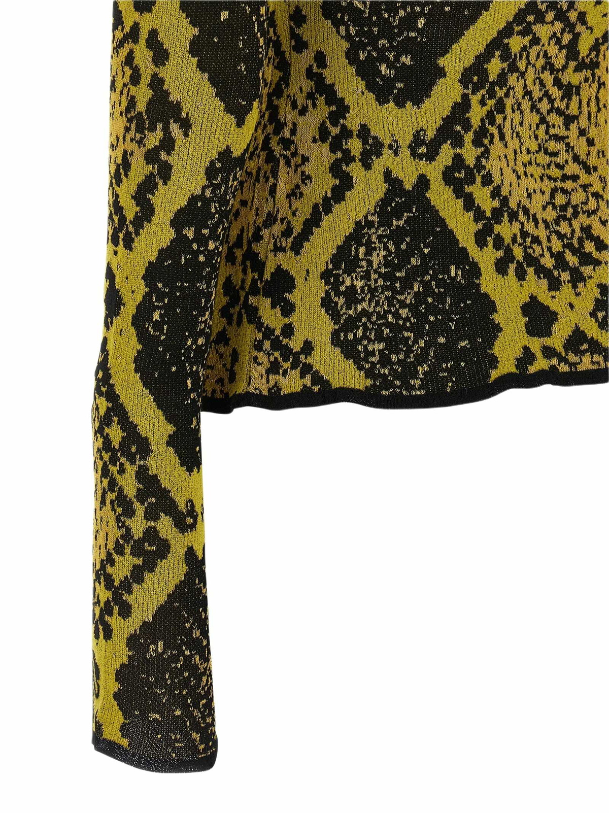 The Attico Python Jacquard Cardigan