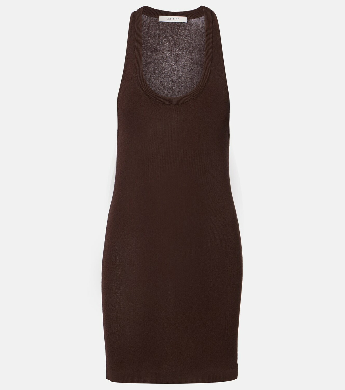 Lemaire Ribbed crêpe minidress