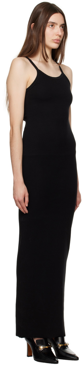 ÉTERNE Black Tank Maxi Dress