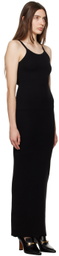 ÉTERNE Black Tank Maxi Dress