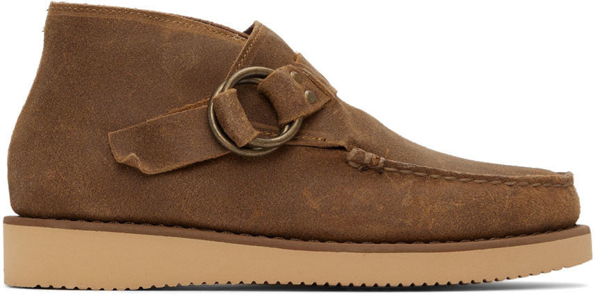 Engineered Garments Beige Sebago Edition Suede Ring Desert Boots