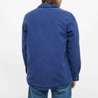A.P.C. Men's Alex Overdyed Shirt Jacket in Blue