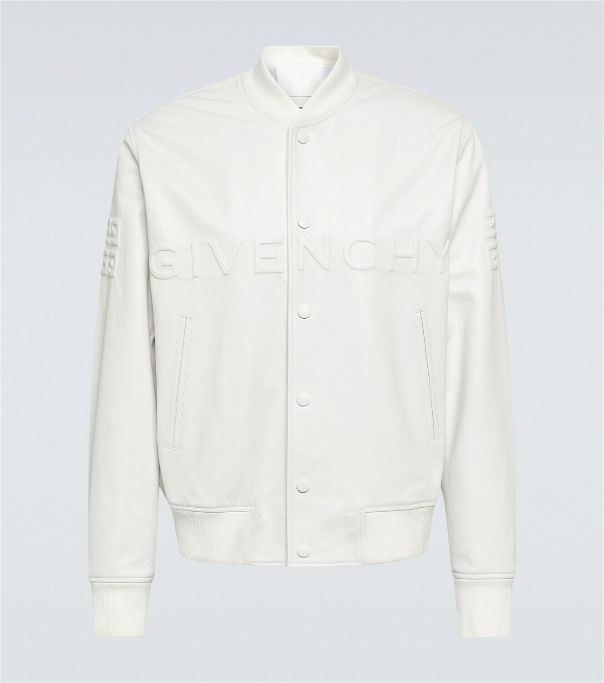 Givenchy Logo leather varsity jacket Givenchy