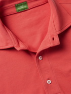 Sid Mashburn - Cotton-Piqué Polo Shirt - Red