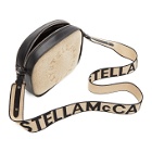 Stella McCartney Beige Sherpa Mini Logo Bag