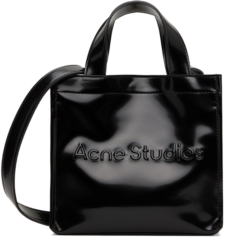 Photo: Acne Studios Black Mini Logo Tote