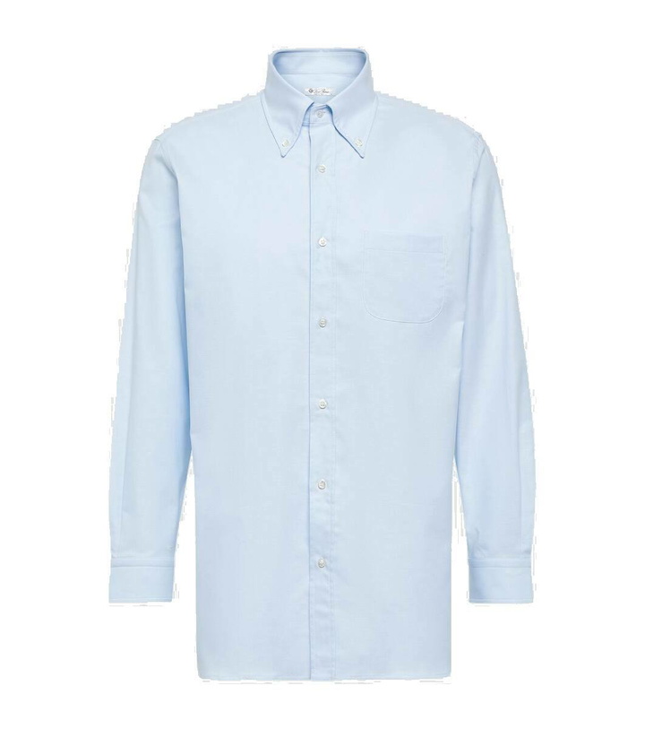 Photo: Loro Piana Agui cotton Oxford shirt