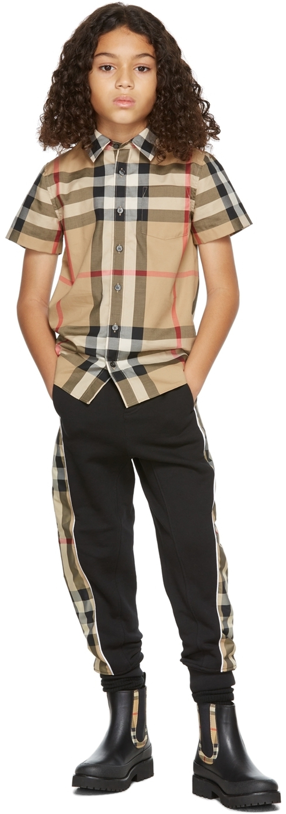 Buy Boys Grey Mid Rise Check Pants Online in India at Jack & Jones Junior  |144875101
