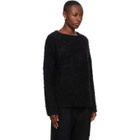 Winnie Black Mohair Sweater