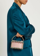 Rosantica Mini Holli Buganville Crystal-embellished Satin top Handle bag - Pink - One Size