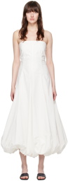 Paloma Wool White Globo Maxi Dress