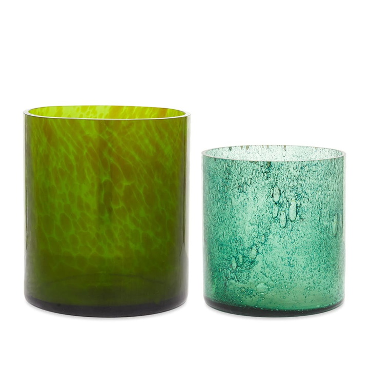 Photo: HKliving Cheetah Glass Vases - Set of 2