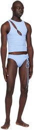 K.NGSLEY Blue Ryan Swim Briefs