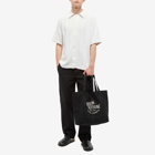 Maison Kitsuné Men's Palais Royal Shopping Bag in Black