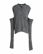 Manila Grace Womens Cardigan in Grey