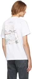 Carne Bollente White Organic Cotton 'Squirt Bay' T-Shirt