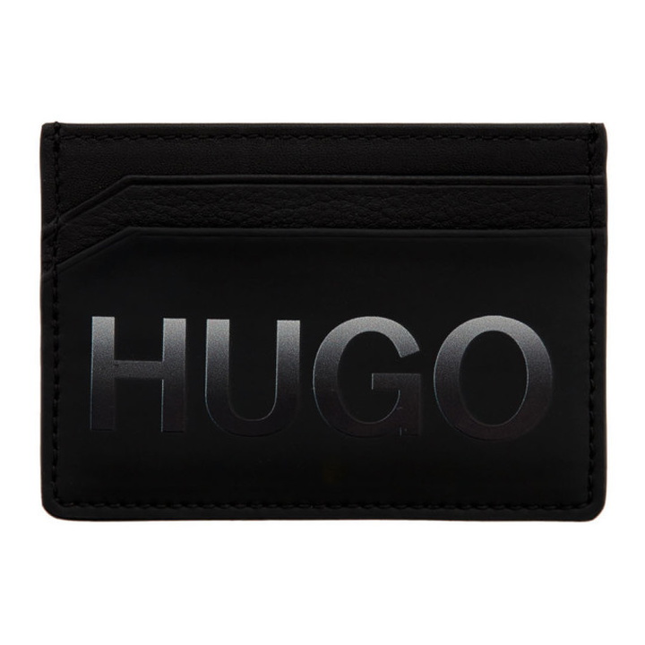 Photo: Hugo Black Gradient Logo Card Holder