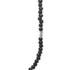 Uniform Experiment Men's Beads Necklace in Black