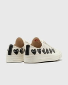 Comme des Garçons Play X CONVERSE Chuck Taylor'70 Multi Heart Low Top Beige Mens Lowtop