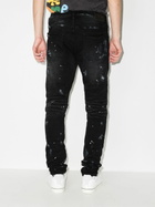 Purple Brand P001 Resin Knee Slit Skinny Jeans