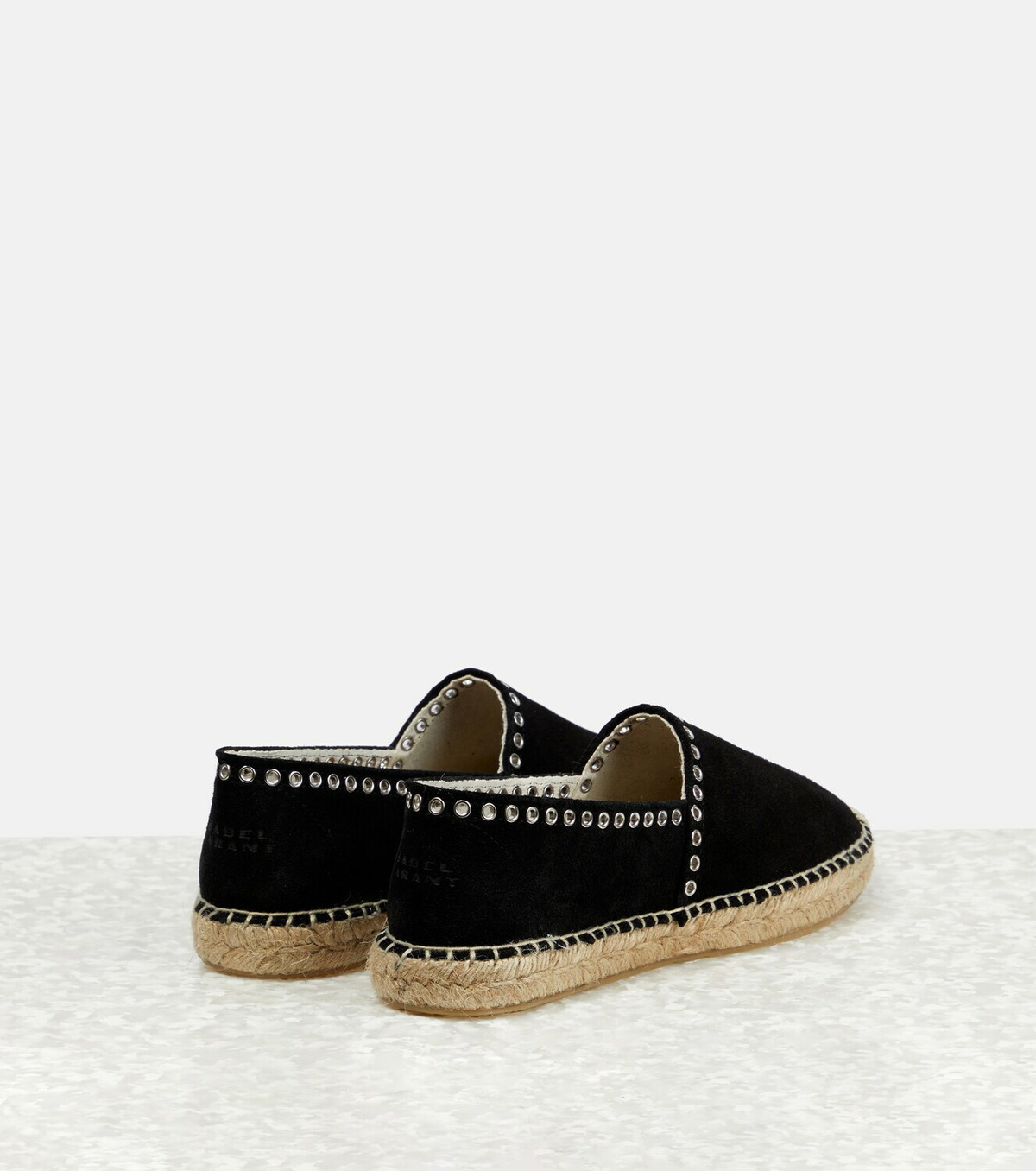 Isabel Marant Canae eyelet trimmed suede espadrilles Isabel Marant