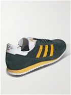adidas Consortium - Noah Vintage Runner Leather-Trimmed Mesh and Suede Sneakers - Green