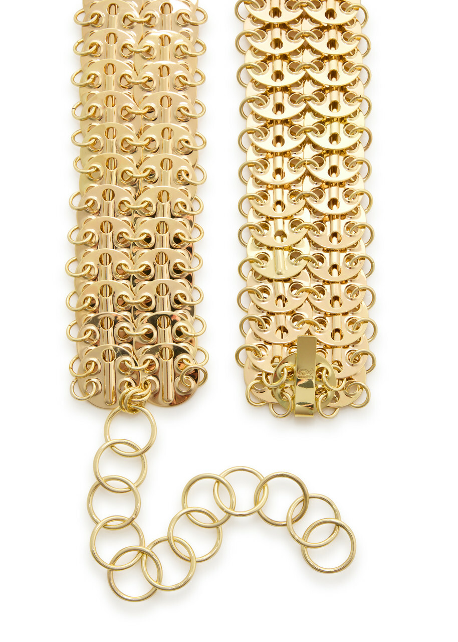 Rabanne Nano Chunky Chain Belt - Gold - One Size