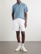 On - Court Straight-Leg Recycled-Shell Tennis Shorts - White