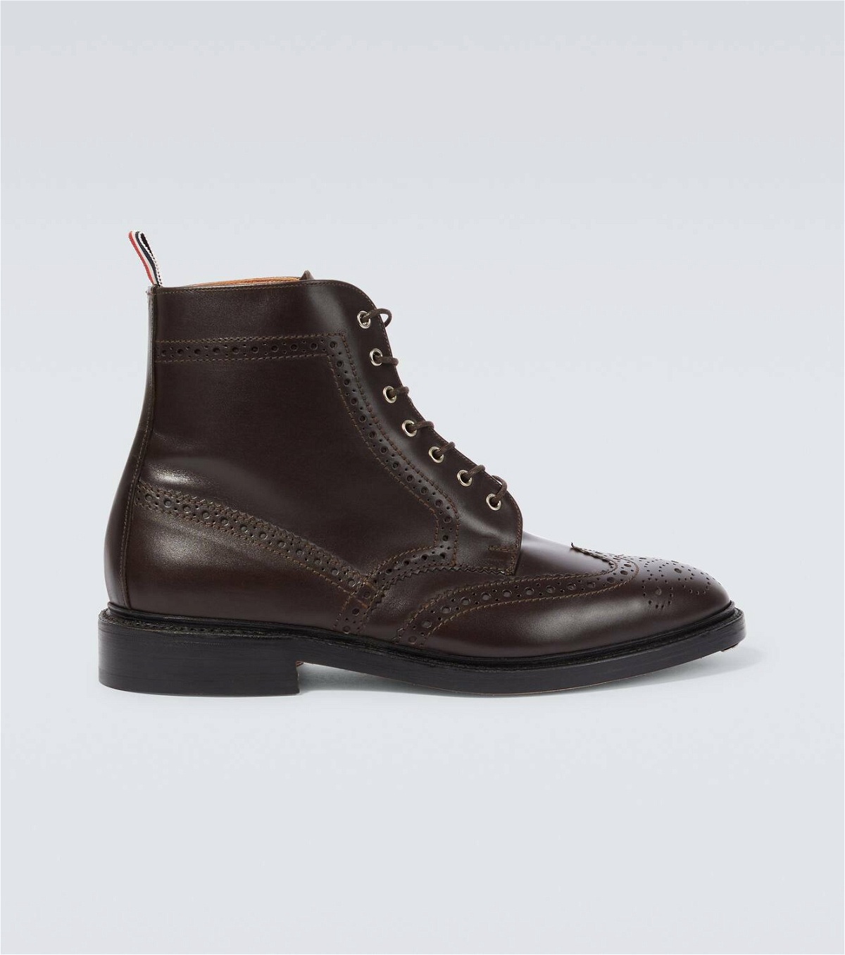 Thom Browne Leather lace-up boots