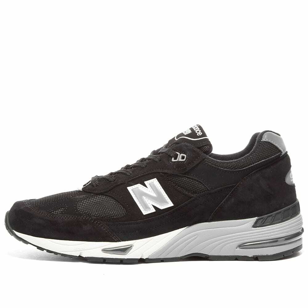 New Balance Men's M991EKS - Made in England Sneakers in Black/Silver ...