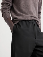 The Row - Ari Straight-Leg Wool Trousers - Black